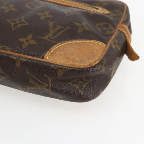 LOUIS VUITTON Monogram Marly Dragonne GM Clutch Bag M51825 LV Auth ka1784