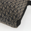 Christian Dior Trotter Canvas Shoulder Bag Navy Silver Auth ka1785-12
