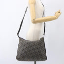 Christian Dior Trotter Canvas Shoulder Bag Navy Silver Auth ka1785-22