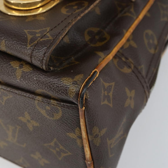 LOUIS VUITTON Monogram Manhattan PM Hand Bag M40026 LV Auth ka1787