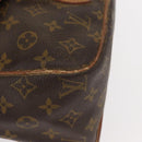LOUIS VUITTON Monogram Gibeciere GM Shoulder Bag M42246 LV Auth ka179-14