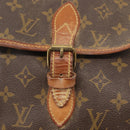 LOUIS VUITTON Monogram Gibeciere GM Shoulder Bag M42246 LV Auth ka179-10