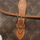 LOUIS VUITTON Monogram Gibeciere GM Shoulder Bag M42246 LV Auth ka179-17
