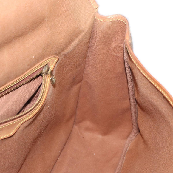 LOUIS VUITTON Monogram Gibeciere GM Shoulder Bag M42246 LV Auth ka179