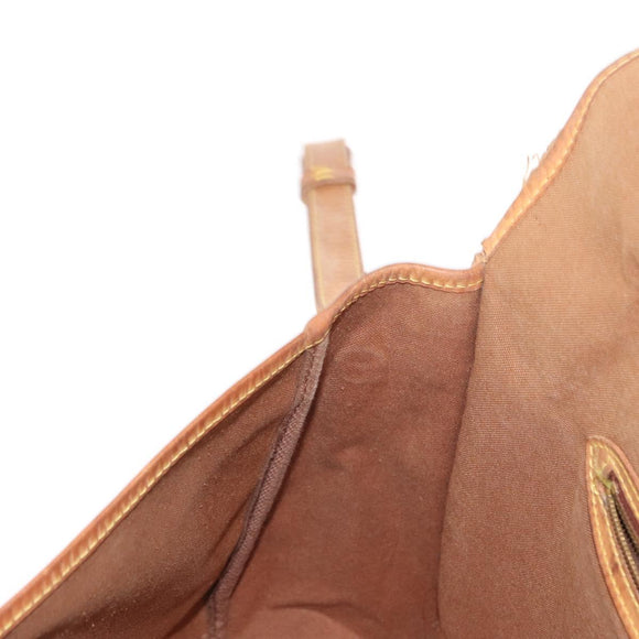 LOUIS VUITTON Monogram Gibeciere GM Shoulder Bag M42246 LV Auth ka179