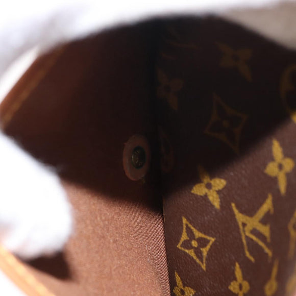 LOUIS VUITTON Monogram Gibeciere GM Shoulder Bag M42246 LV Auth ka179