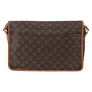 LOUIS VUITTON Monogram Gibeciere GM Shoulder Bag M42246 LV Auth ka179-2