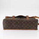 LOUIS VUITTON Monogram Gibeciere GM Shoulder Bag M42246 LV Auth ka179-5