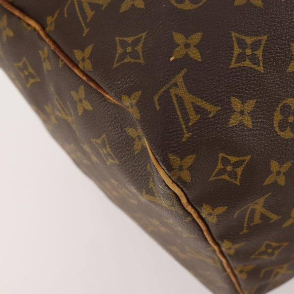 LOUIS VUITTON Monogram Sac Souple 45 Boston Bag M41624 LV Auth ka1790
