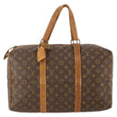 LOUIS VUITTON Monogram Sac Souple 45 Boston Bag M41624 LV Auth ka1790-13