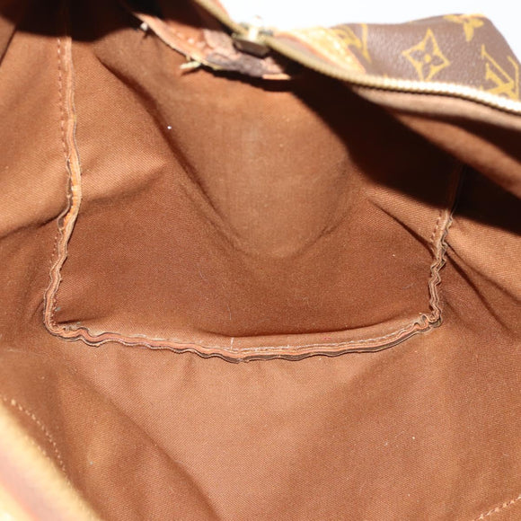 LOUIS VUITTON Monogram Sac Souple 45 Boston Bag M41624 LV Auth ka1790