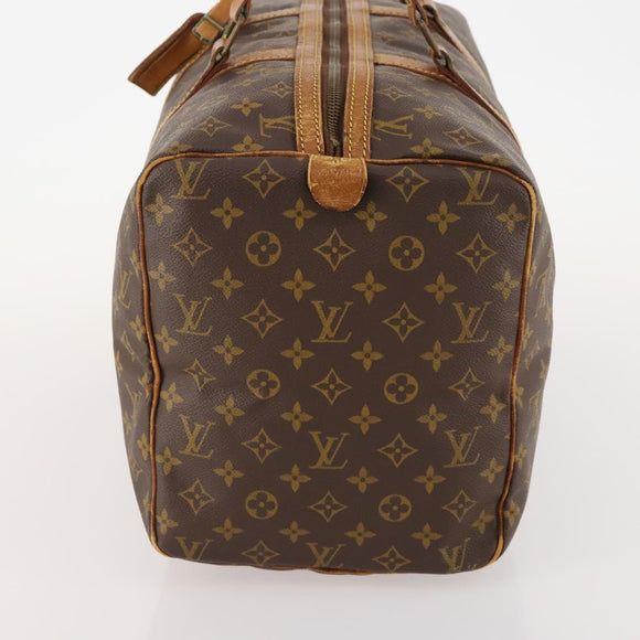 LOUIS VUITTON Monogram Sac Souple 45 Boston Bag M41624 LV Auth ka1790