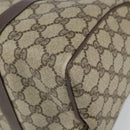 GUCCI GG Supreme Web Sherry Line Hand Bag PVC Beige 010 378 Auth ka1799-10