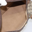 GUCCI GG Supreme Web Sherry Line Hand Bag PVC Beige 010 378 Auth ka1799-18