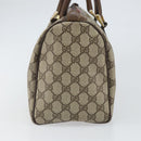 GUCCI GG Supreme Web Sherry Line Hand Bag PVC Beige 010 378 Auth ka1799-5