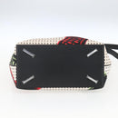 LOEWE Shoulder Bag Canvas 2way White Silver Auth ka1801M-5