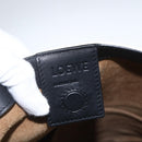 LOEWE Shoulder Bag Canvas 2way White Silver Auth ka1801M-19