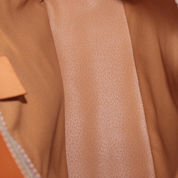 CELINE Macadam Canvas Shoulder Bag PVC Leather Brown Gold Auth ka1802V