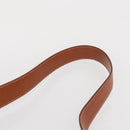 CELINE Macadam Canvas Shoulder Bag PVC Leather Brown Gold Auth ka1802V-14