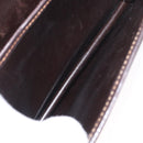 CELINE C Sulky Shoulder Bag Canvas Brown Gold Auth ka1806-16