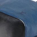 LOUIS VUITTON Epi Petit Noe Shoulder Bag Bicolor Black Blue M44152 Auth ka181-9