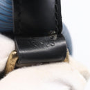 LOUIS VUITTON Epi Petit Noe Shoulder Bag Bicolor Black Blue M44152 Auth ka181-12