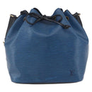LOUIS VUITTON Epi Petit Noe Shoulder Bag Bicolor Black Blue M44152 Auth ka181-13