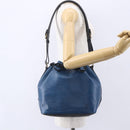 LOUIS VUITTON Epi Petit Noe Shoulder Bag Bicolor Black Blue M44152 Auth ka181-20