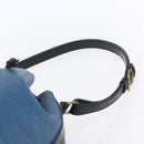 LOUIS VUITTON Epi Petit Noe Shoulder Bag Bicolor Black Blue M44152 Auth ka181-8