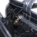 Salvatore Ferragamo Vala Shoulder Bag Leather Black Gold Auth ka1810-19