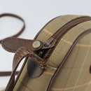 Burberrys Nova Check Shoulder Bag Canvas Beige Gold Auth ka1816-11