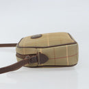 Burberrys Nova Check Shoulder Bag Canvas Beige Gold Auth ka1816-4