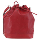 LOUIS VUITTON Epi Noe Shoulder Bag Red M44007 LV Auth ka182-1