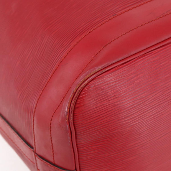 LOUIS VUITTON Epi Noe Shoulder Bag Red M44007 LV Auth ka182