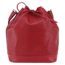 LOUIS VUITTON Epi Noe Shoulder Bag Red M44007 LV Auth ka182-2