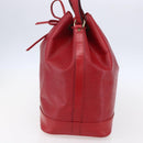 LOUIS VUITTON Epi Noe Shoulder Bag Red M44007 LV Auth ka182-5