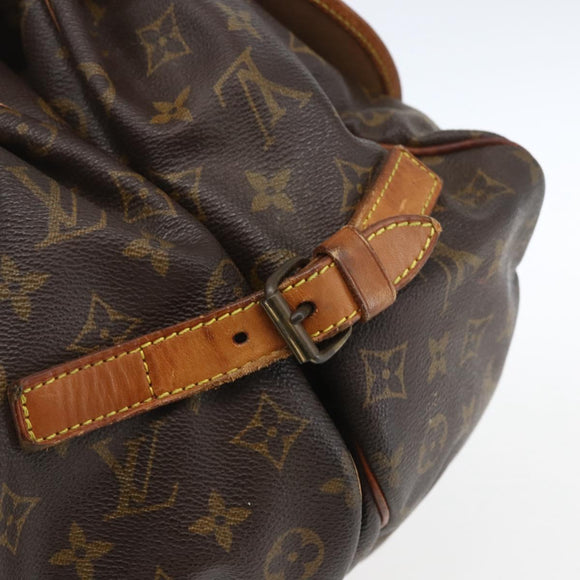 LOUIS VUITTON Monogram Saumur 35 Shoulder Bag M42254 LV Auth ka1823