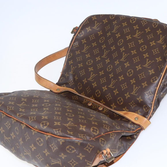 LOUIS VUITTON Monogram Saumur 35 Shoulder Bag M42254 LV Auth ka1823