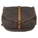 LOUIS VUITTON Monogram Saumur 35 Shoulder Bag M42254 LV Auth ka1823-13