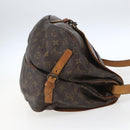 LOUIS VUITTON Monogram Saumur 35 Shoulder Bag M42254 LV Auth ka1823-4