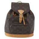 LOUIS VUITTON Monogram Montsouris MM Backpack M51136 LV Auth ka1825-13