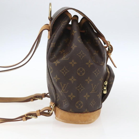 LOUIS VUITTON Monogram Montsouris MM Backpack M51136 LV Auth ka1825