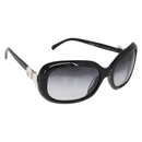 CHANEL Sunglasses plastic Black CC Auth ka1827-1
