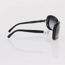 CHANEL Sunglasses plastic Black CC Auth ka1827-6