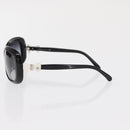 CHANEL Sunglasses plastic Black CC Auth ka1827-7