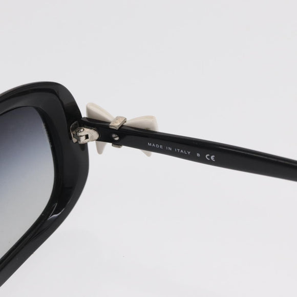 CHANEL Sunglasses plastic Black CC Auth ka1827
