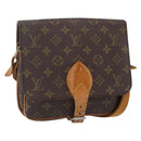 LOUIS VUITTON Monogram Cartouchiere MM Shoulder Bag Vintage M51253 LV Auth ka183-1