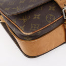 LOUIS VUITTON Monogram Cartouchiere MM Shoulder Bag Vintage M51253 LV Auth ka183-15