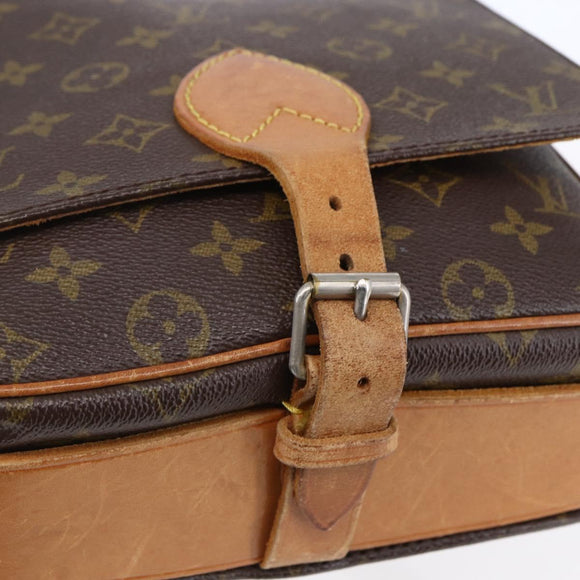 LOUIS VUITTON Monogram Cartouchiere MM Shoulder Bag Vintage M51253 LV Auth ka183