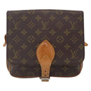 LOUIS VUITTON Monogram Cartouchiere MM Shoulder Bag Vintage M51253 LV Auth ka183-13